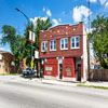 Neighborhood Bar on the corner of 47th Street and Karlov Avenue